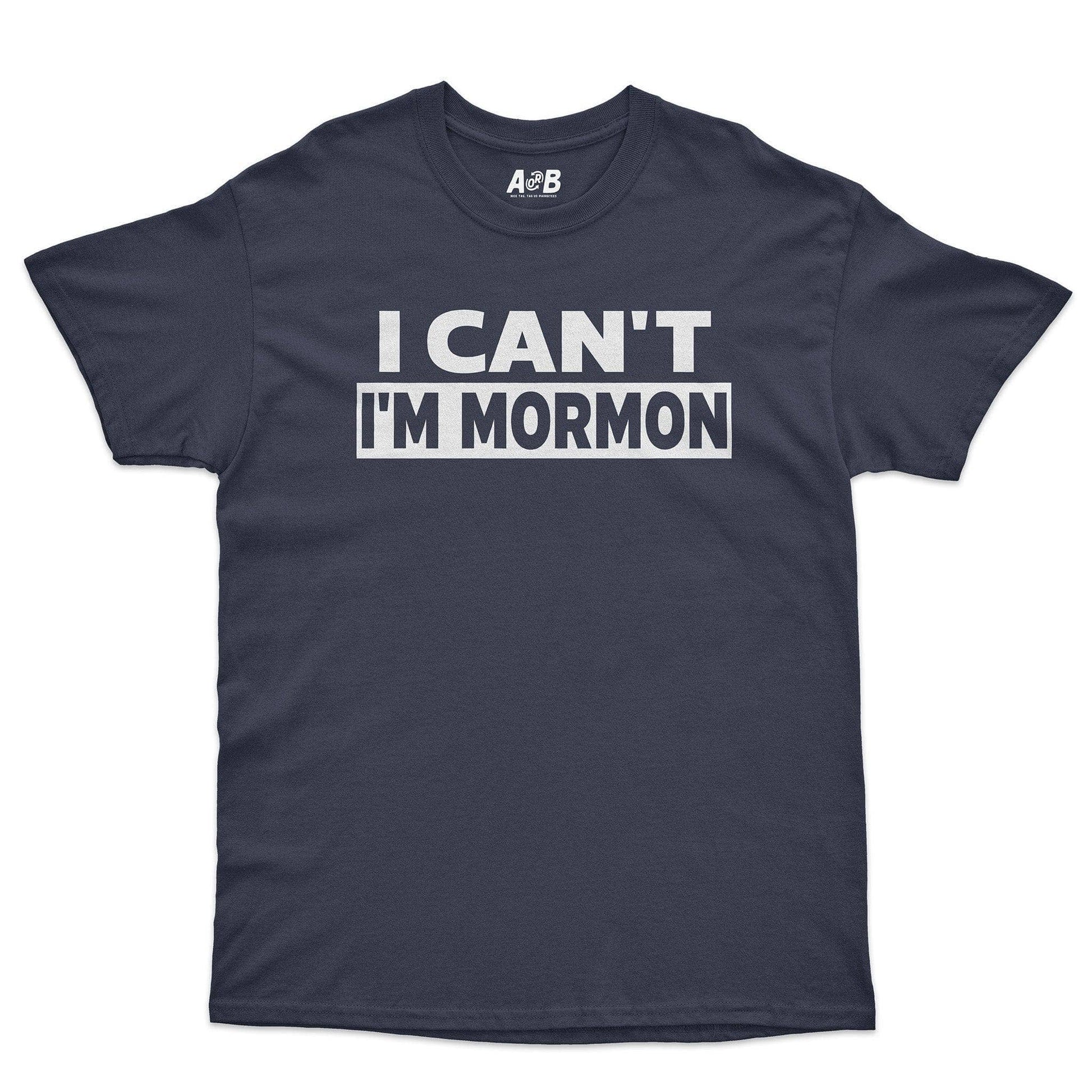 A-or-B-Tees T-Shirt Navy / S Mormon T-Shirt