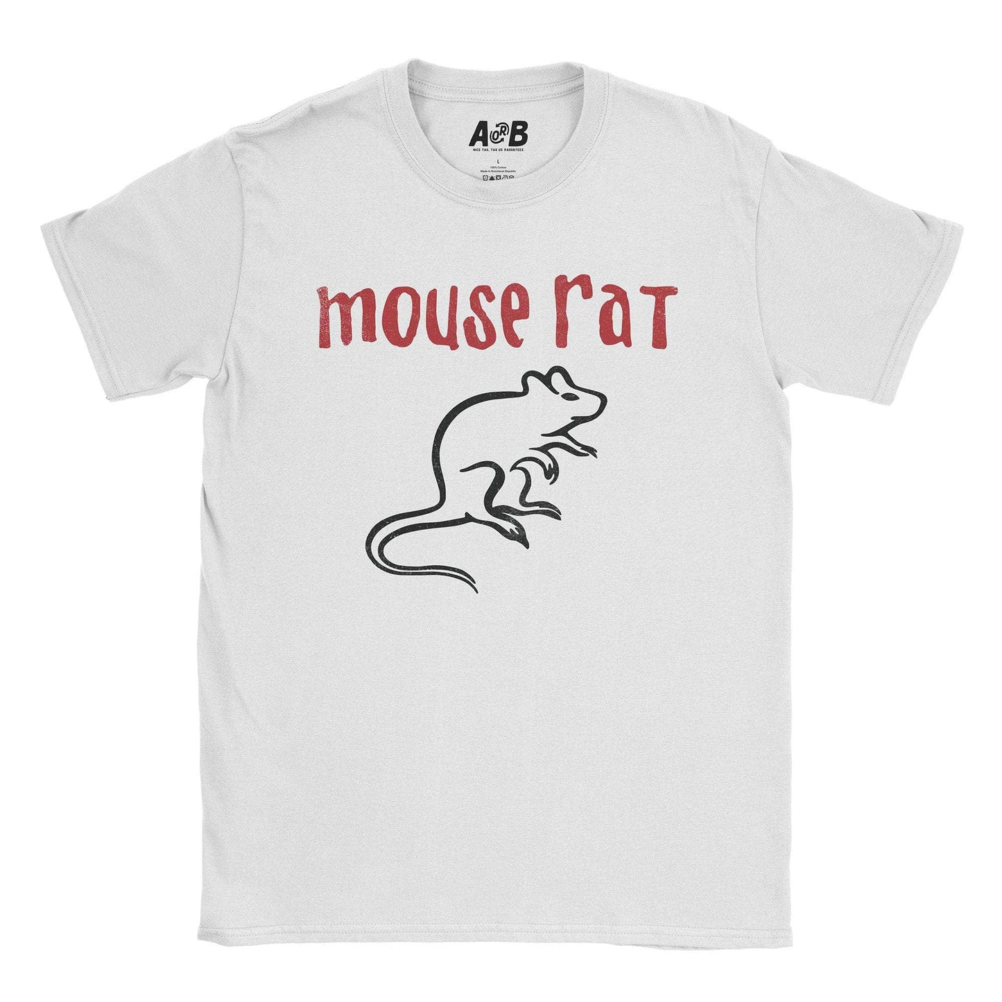 A-or-B-Tees T-Shirt White / S Mouse Rat T-Shirt