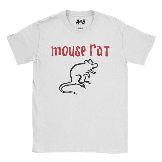 A-or-B-Tees T-Shirt White / S Mouse Rat T-Shirt