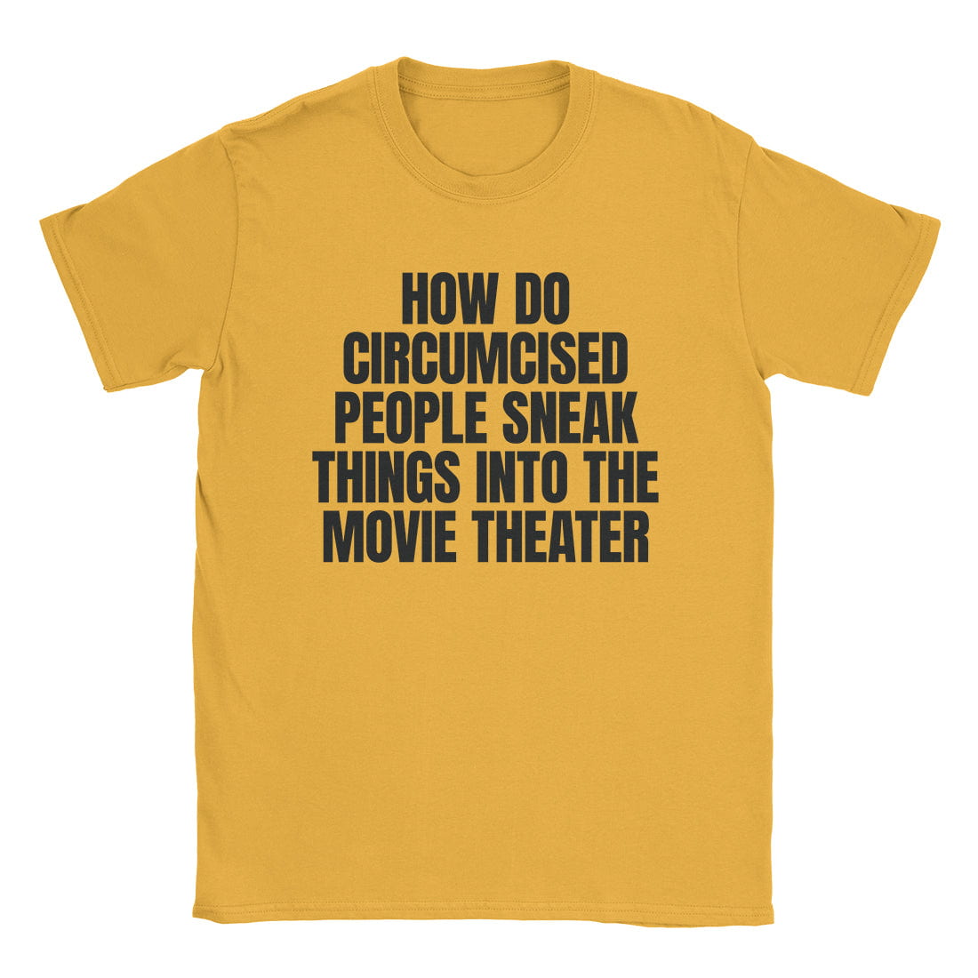 A-or-B-Tees T-Shirt Gold / S Movie Theater T-Shirt
