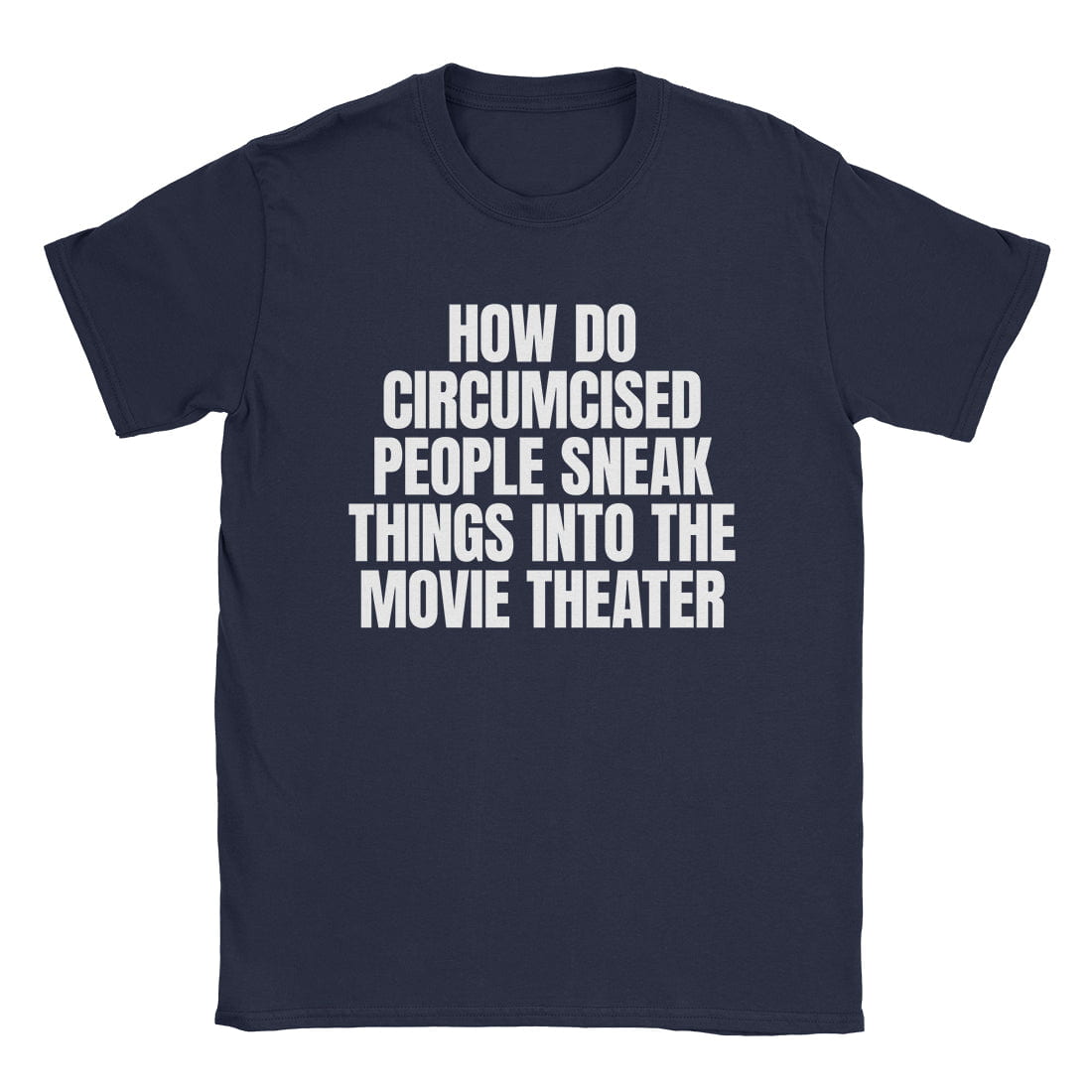 A-or-B-Tees T-Shirt Navy / S Movie Theater T-Shirt