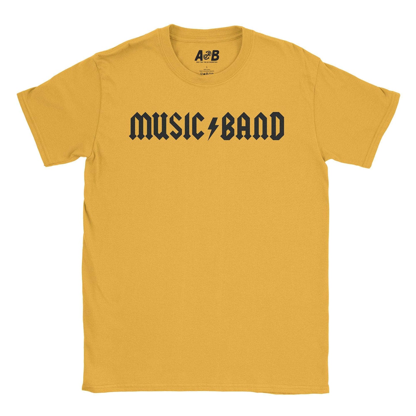 A-or-B-Tees T-Shirt Gold / S Music Band T-Shirt