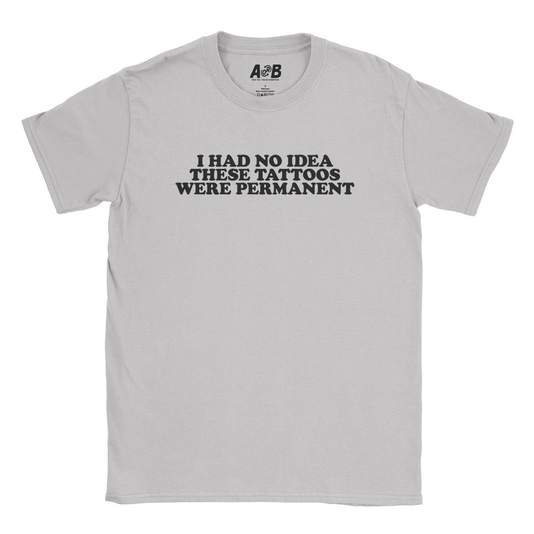 A-or-B-Tees T-Shirt Ice Grey / S My Bad T-Shirt