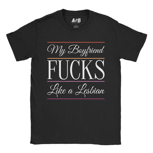 A-or-B-Tees T-Shirt Black / S My BF T-Shirt