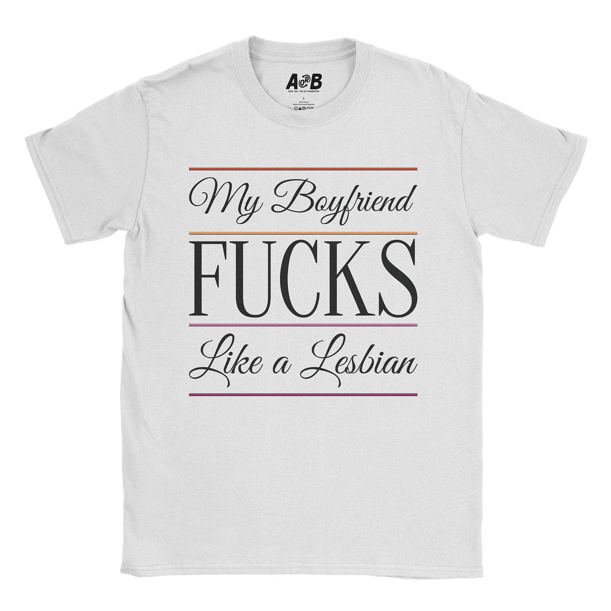 A-or-B-Tees T-Shirt White / S My BF T-Shirt