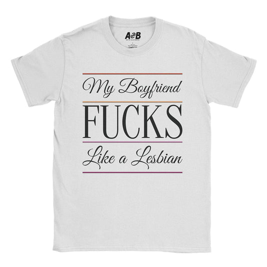 A-or-B-Tees T-Shirt White / S My BF T-Shirt