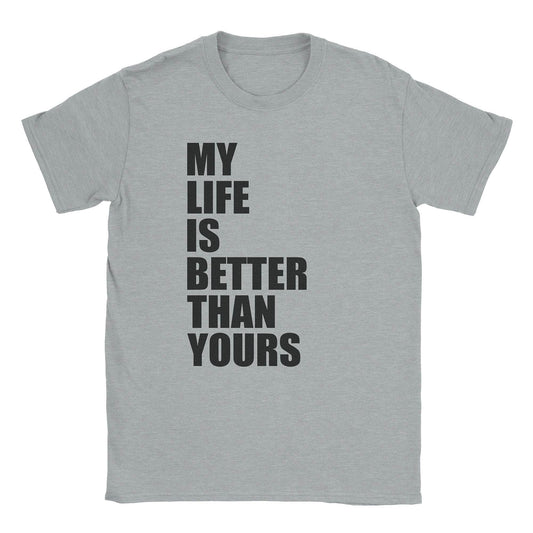 A-or-B-Tees T-Shirt Sport Grey / S My Life T-Shirt