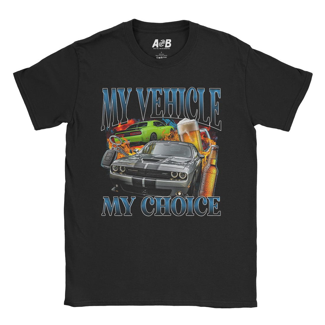 A-or-B-Tees T-Shirt Black / S My Vehicle My Choice T-Shirt