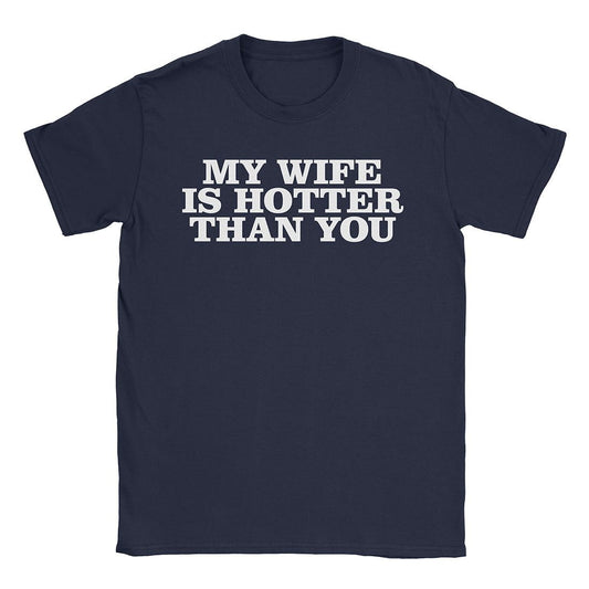 A-or-B-Tees T-Shirt Navy / S My Wife T-Shirt