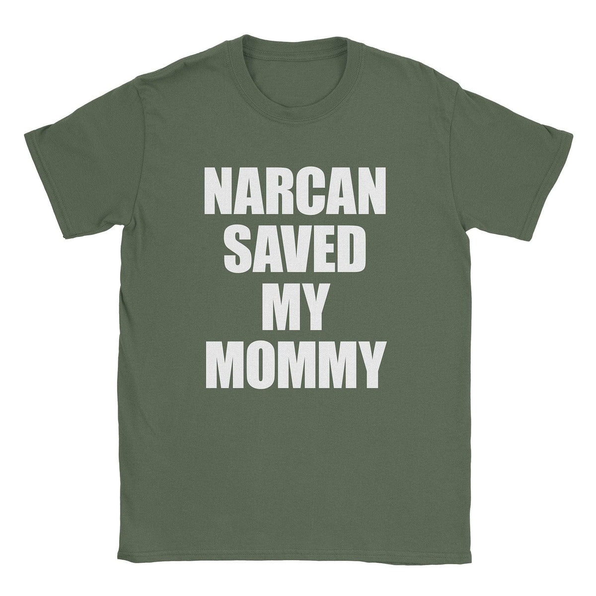 A-or-B-Tees T-Shirt Military Green / S Narcan T-Shirt
