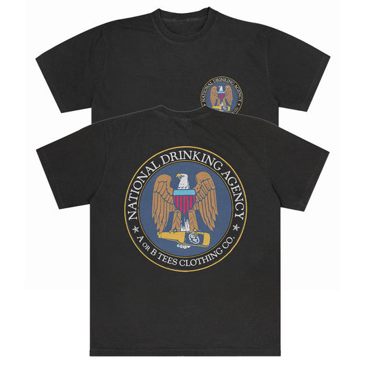 A-or-B-Tees T-Shirt Black / S National Drinking Agency T-shirt