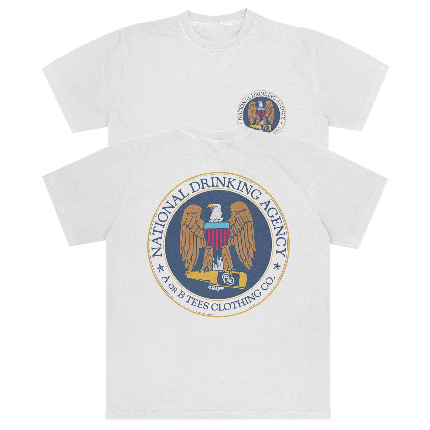 A-or-B-Tees T-Shirt White / S National Drinking Agency T-shirt