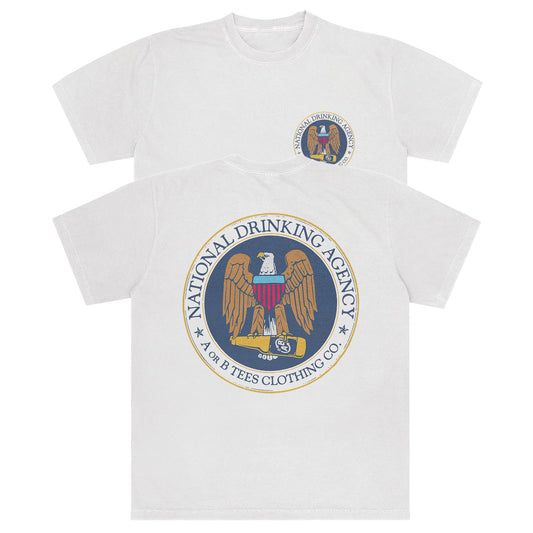 A-or-B-Tees T-Shirt White / S National Drinking Agency T-shirt