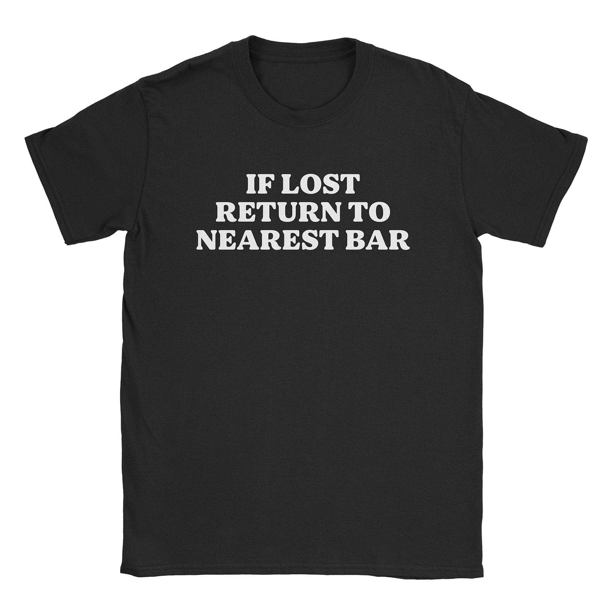 A-or-B-Tees T-Shirt Black / S Nearest Bar T-Shirt