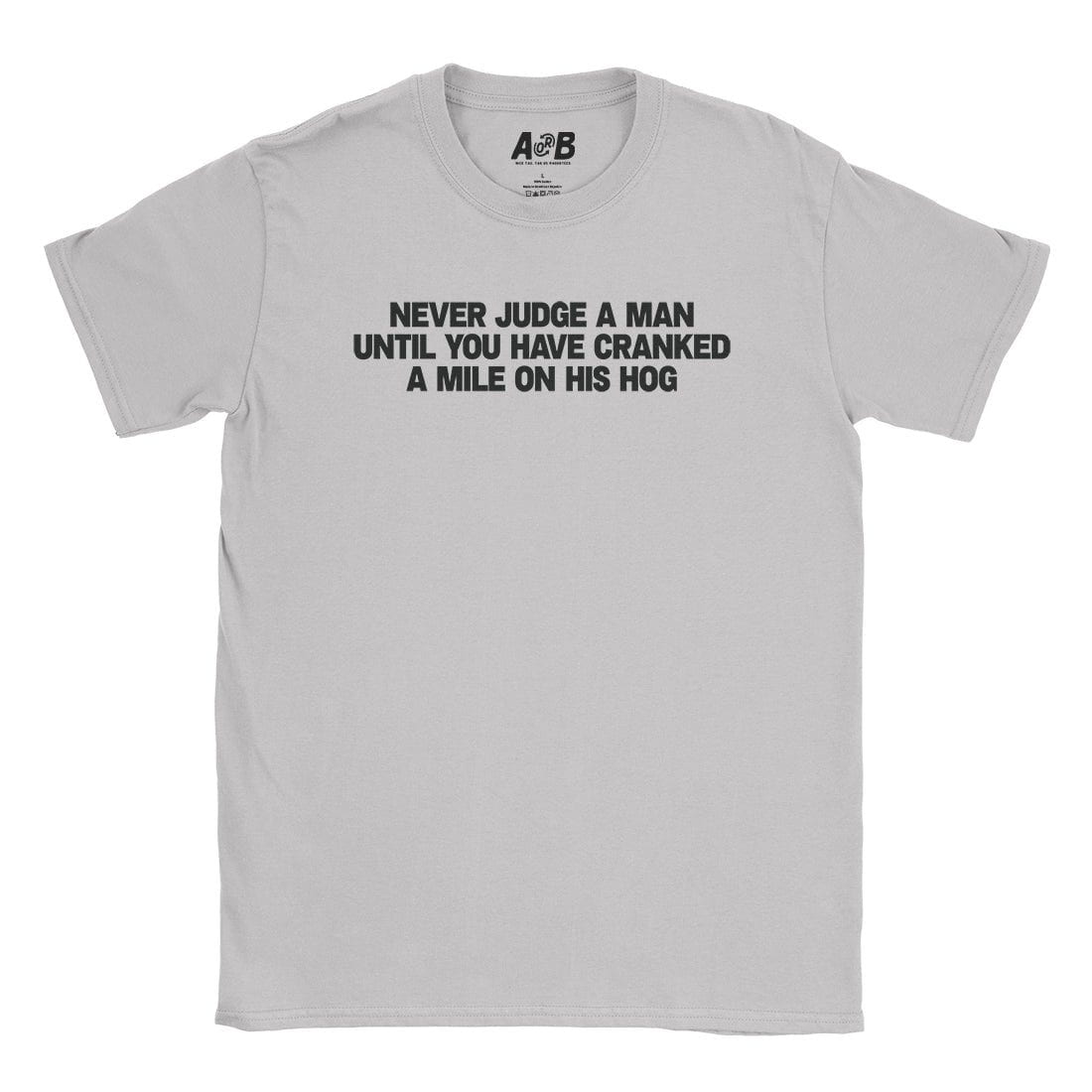 A-or-B-Tees T-Shirt Ice Grey / S Never Judge T-Shirt