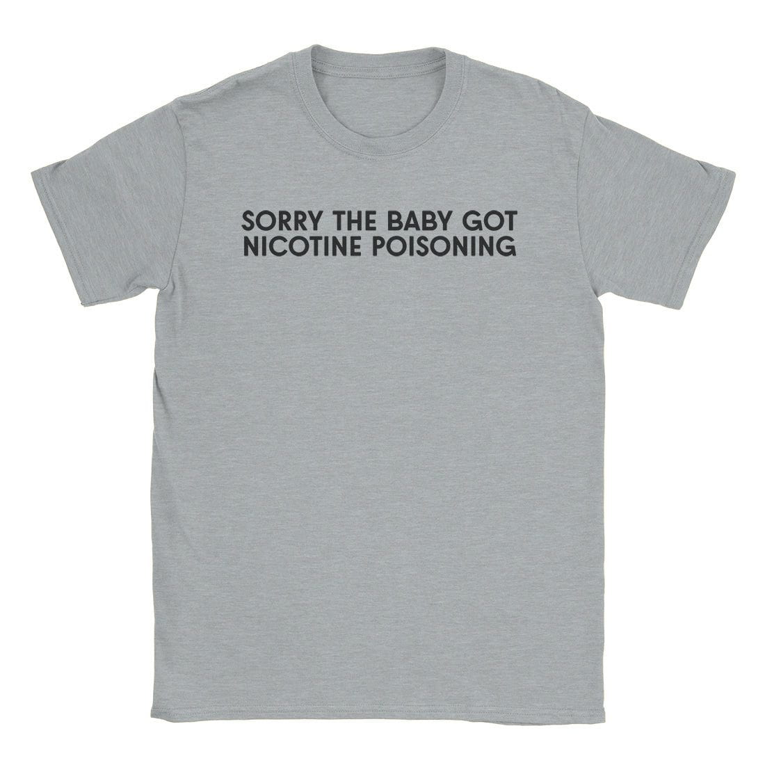 A-or-B-Tees T-Shirt Sport Grey / S Nicotine Poisoning T-Shirt