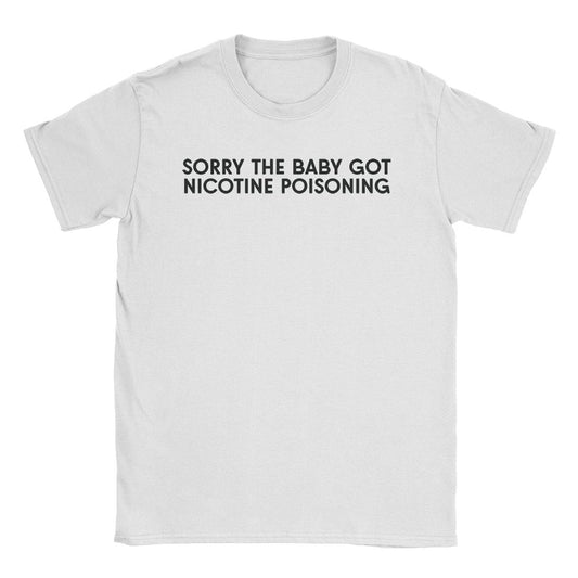 A-or-B-Tees T-Shirt White / S Nicotine Poisoning T-Shirt