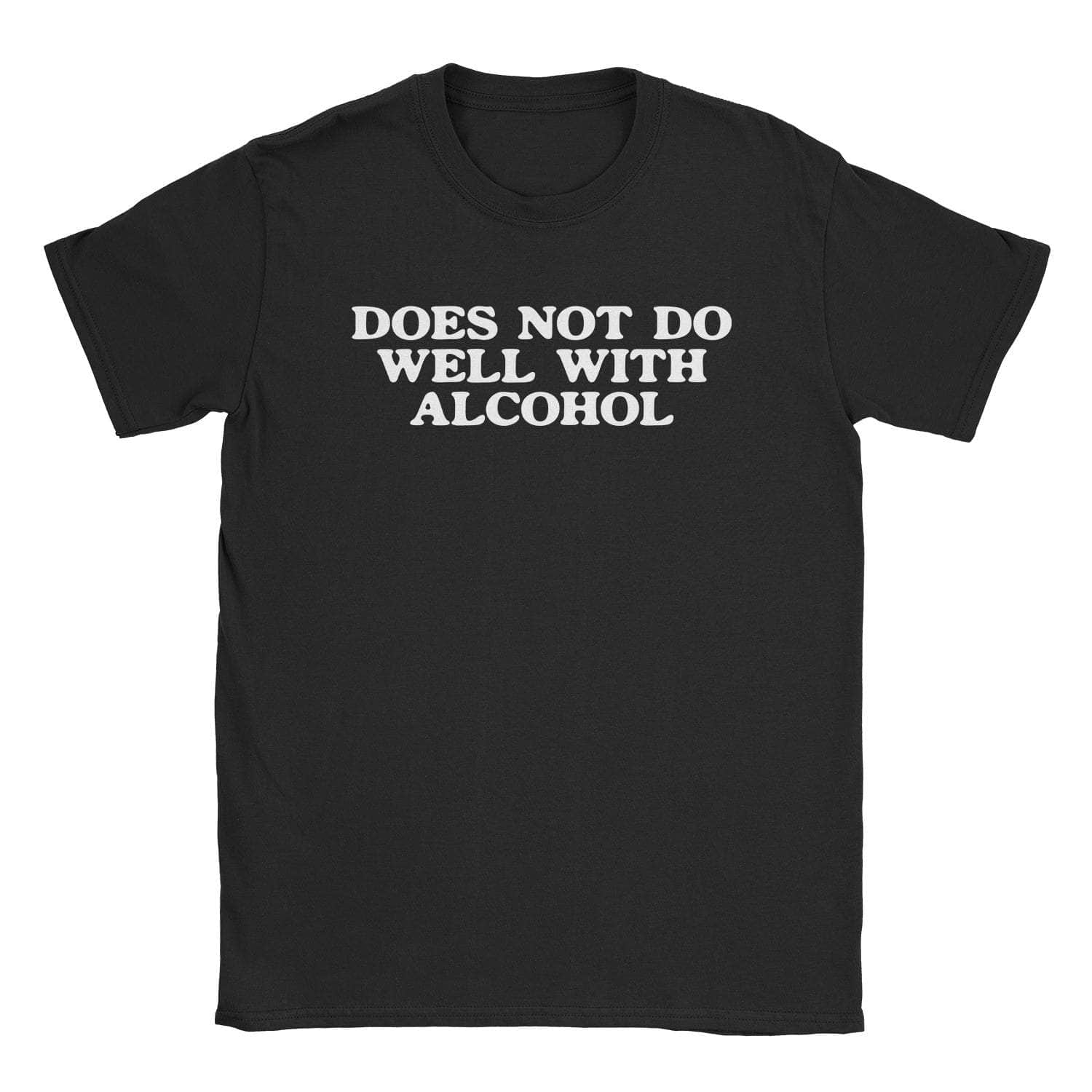 A-or-B-Tees T-Shirt Black / S No Alcohol T-Shirt