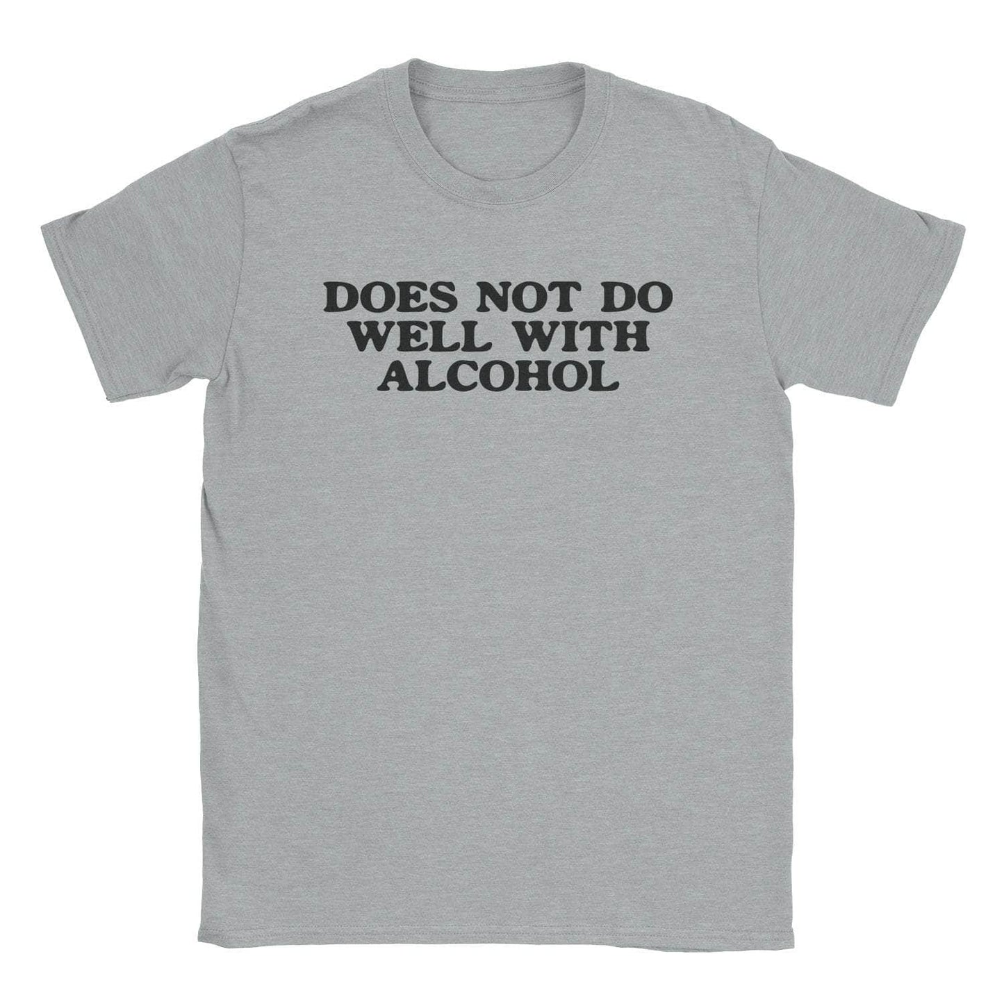 A-or-B-Tees T-Shirt Sport Grey / S No Alcohol T-Shirt