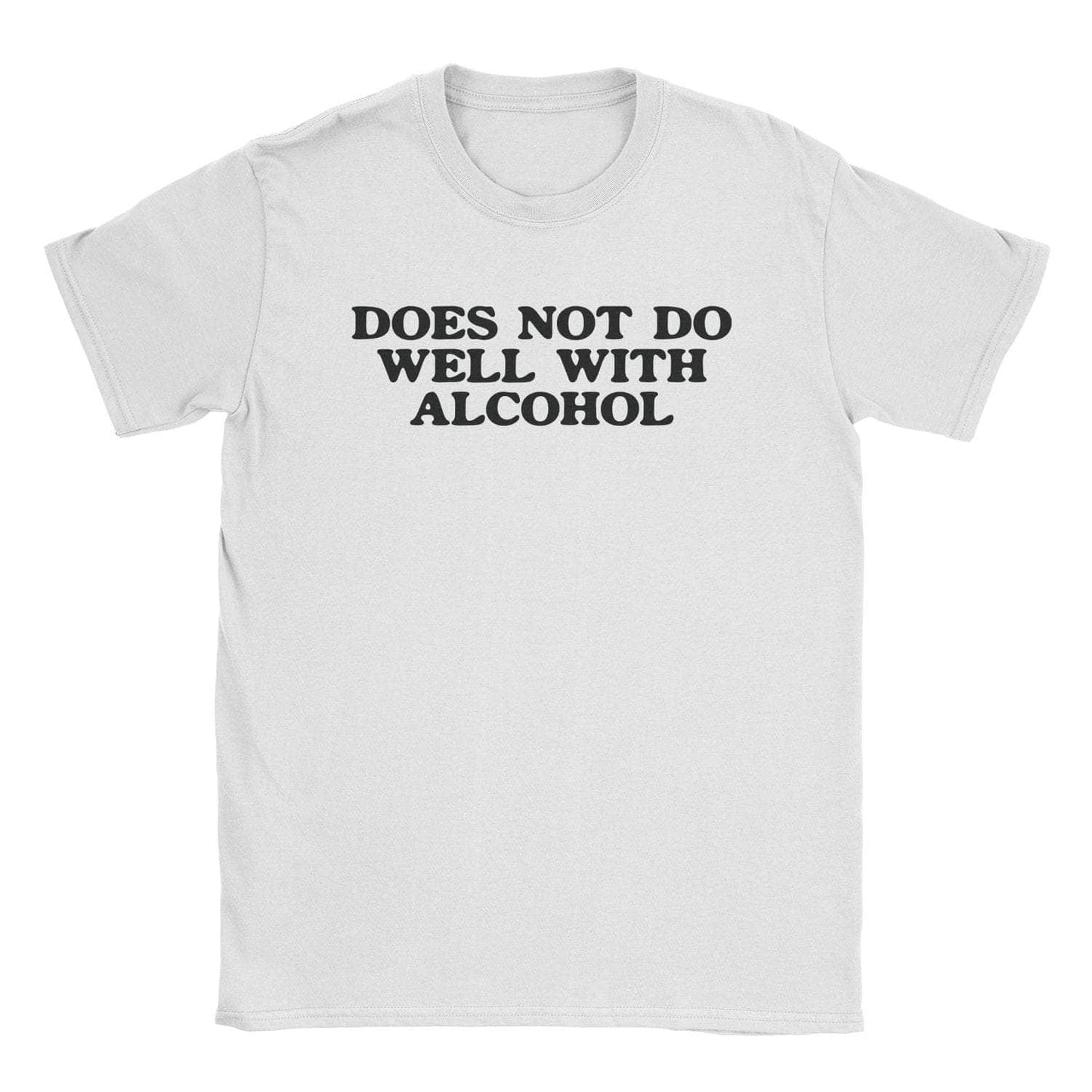 A-or-B-Tees T-Shirt White / S No Alcohol T-Shirt