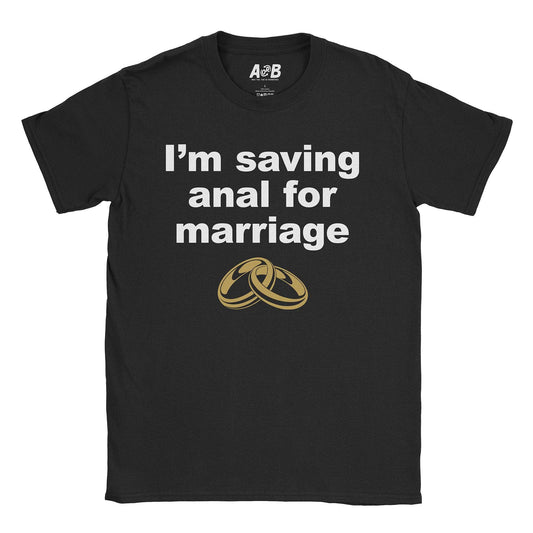 A-or-B-Tees T-Shirt Black / S No Anal T-Shirt