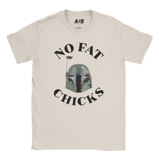 A-or-B-Tees T-Shirt Natural / S No Fat Chicks T-Shirt