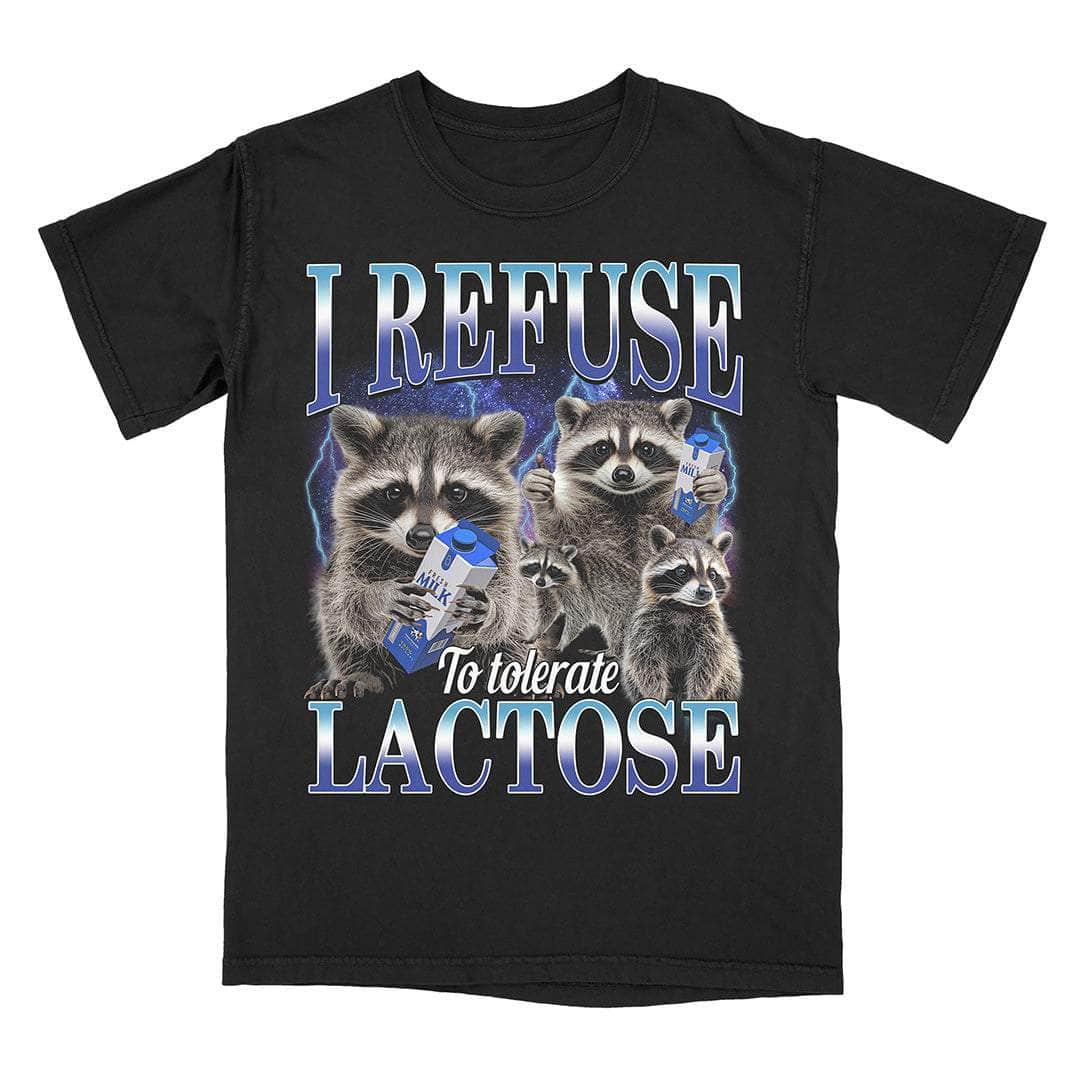 A-or-B-Tees T-Shirt Black / S No Lactose T-Shirt