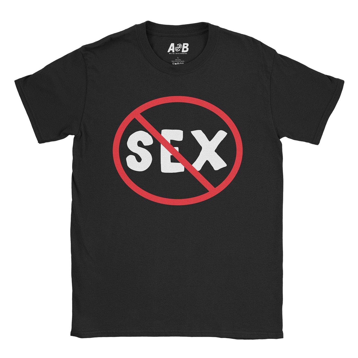 A-or-B-Tees T-Shirt Black / S No Sex T-Shirt
