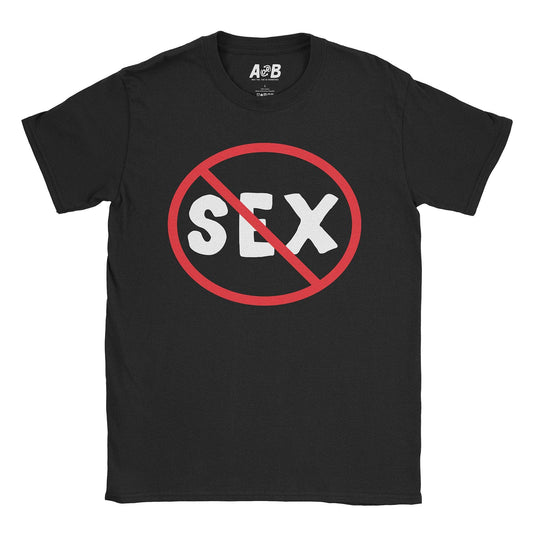 A-or-B-Tees T-Shirt Black / S No Sex T-Shirt