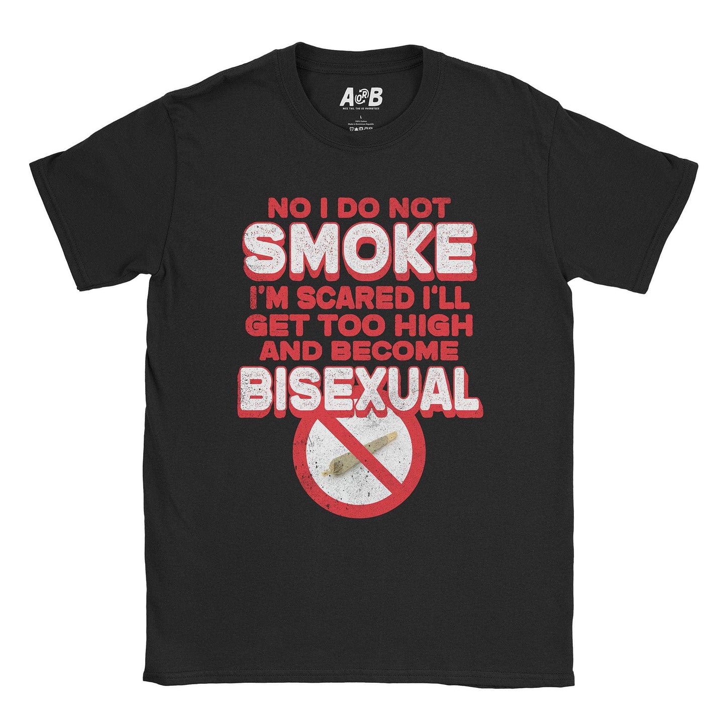 A-or-B-Tees T-Shirt Black / S No Smoke T-Shirt