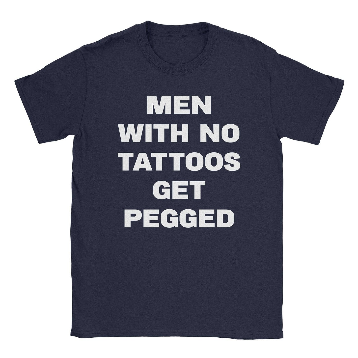 A-or-B-Tees T-Shirt Navy / S No Tattoos T-Shirt