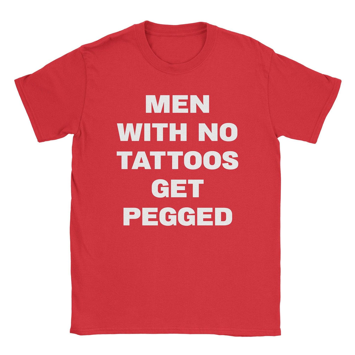 A-or-B-Tees T-Shirt Red / S No Tattoos T-Shirt