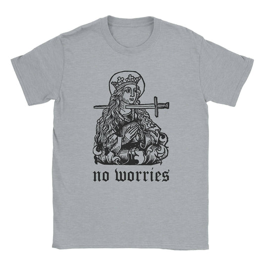 A-or-B-Tees T-Shirt Sport Grey / S No Worries T-Shirt