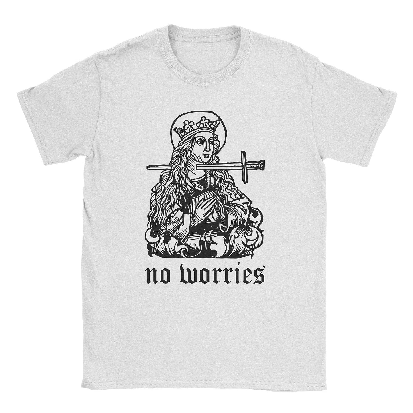 A-or-B-Tees T-Shirt White / S No Worries T-Shirt