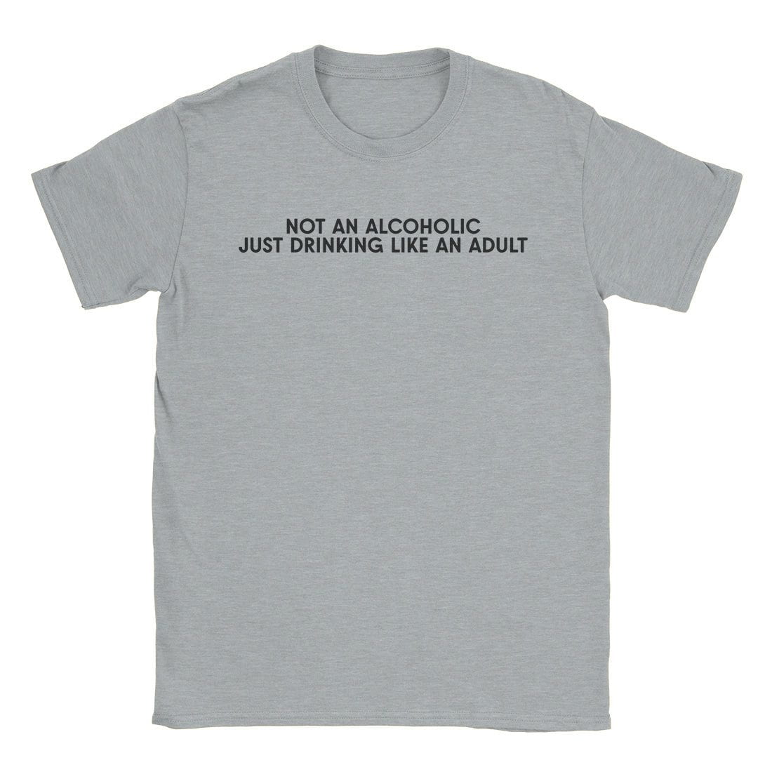 A-or-B-Tees T-Shirt Sport Grey / S Not Alcoholic T-Shirt