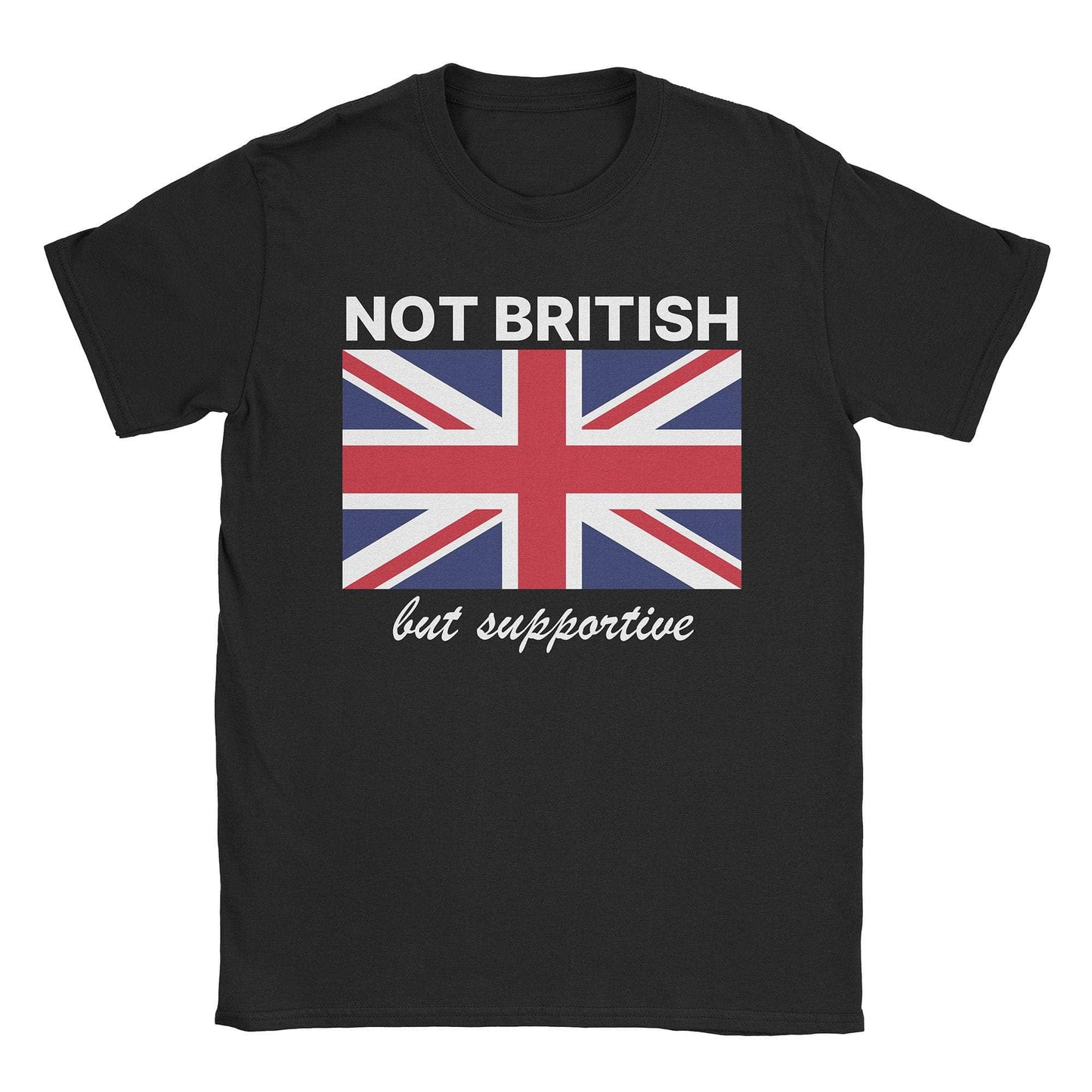 A-or-B-Tees T-Shirt Black / S Not British T-Shirt