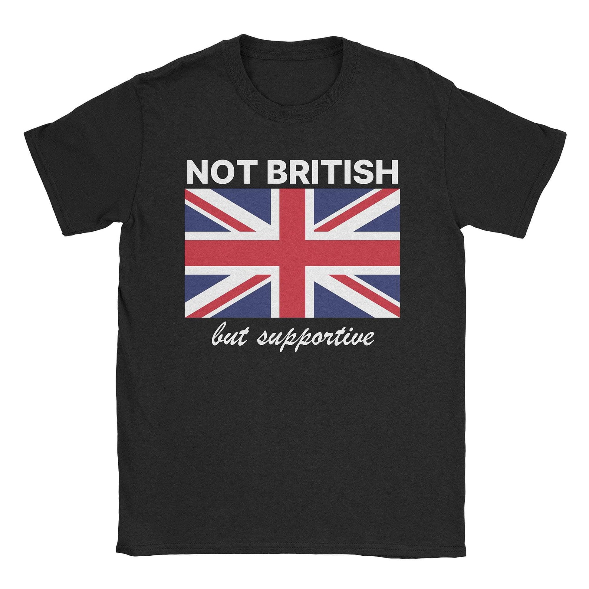 A-or-B-Tees T-Shirt Black / S Not British T-Shirt