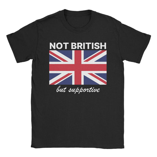 A-or-B-Tees T-Shirt Black / S Not British T-Shirt