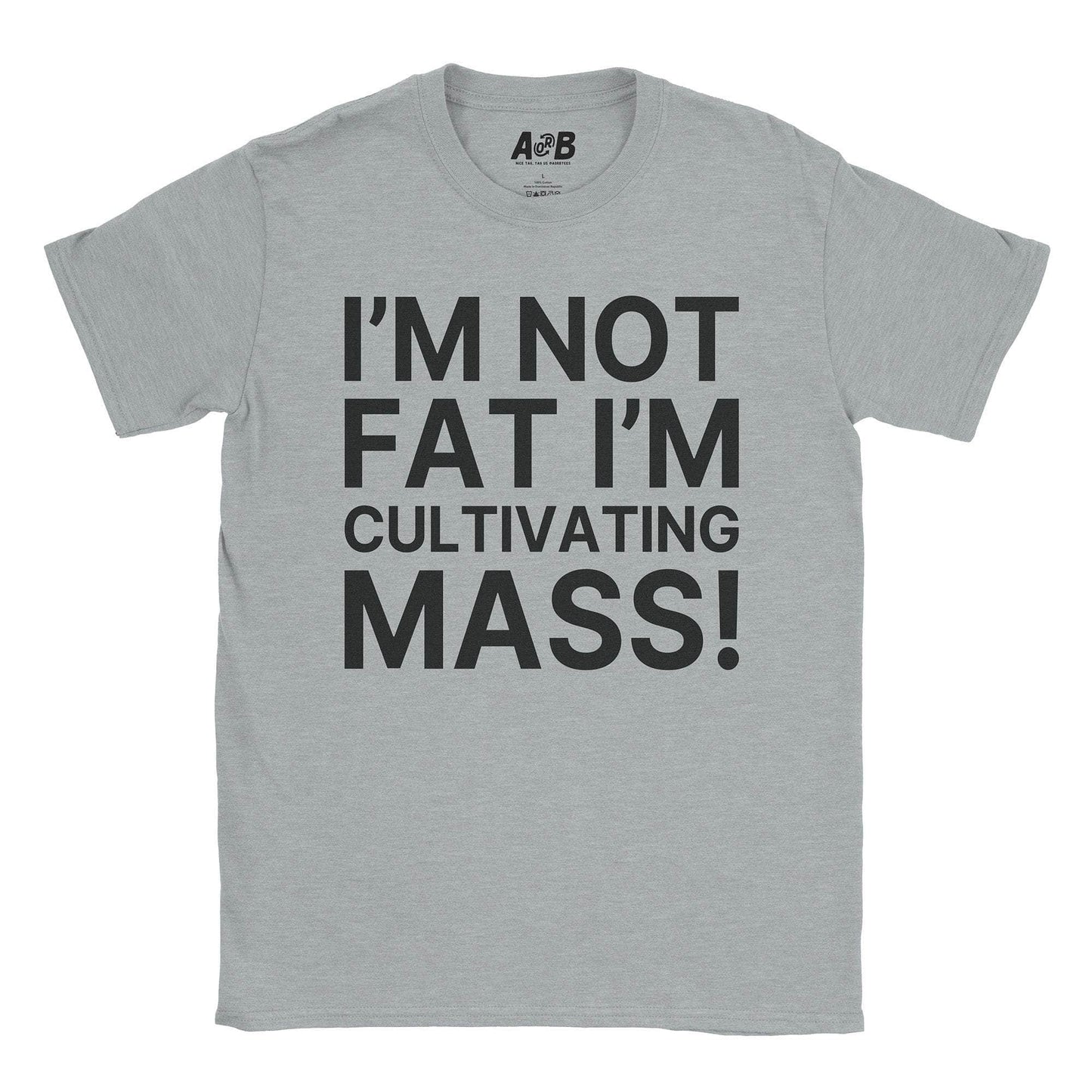 A-or-B-Tees T-Shirt Sport Grey / S Not Fat T-Shirt
