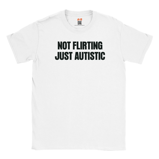 A-or-B-Tees T-Shirt White / S Not Flirting T-Shirt