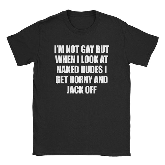 A-or-B-Tees T-Shirt Black / S Not Gay T-Shirt