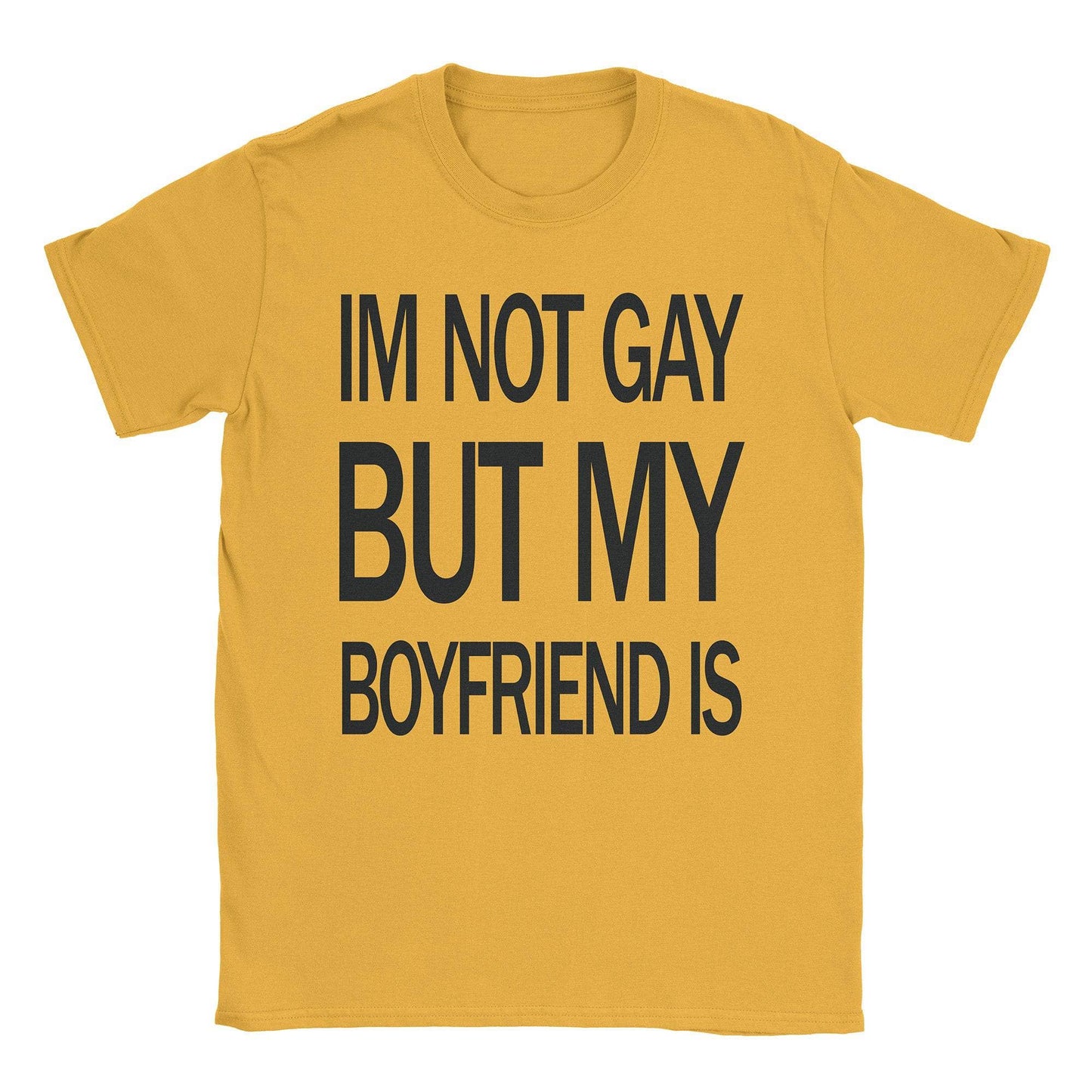 A-or-B-Tees T-Shirt Gold / S Not Gay T-Shirt