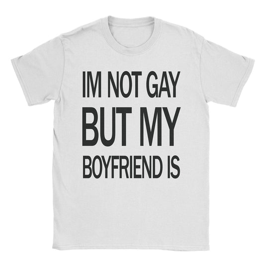 A-or-B-Tees T-Shirt White / S Not Gay T-Shirt