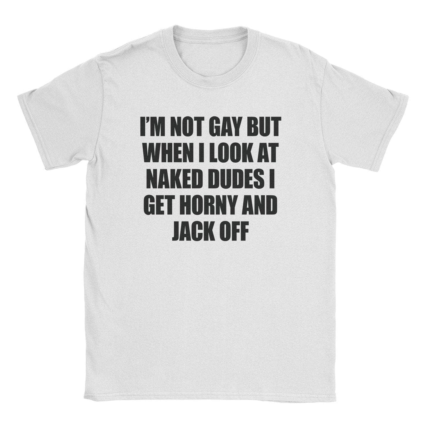 A-or-B-Tees T-Shirt White / S Not Gay T-Shirt
