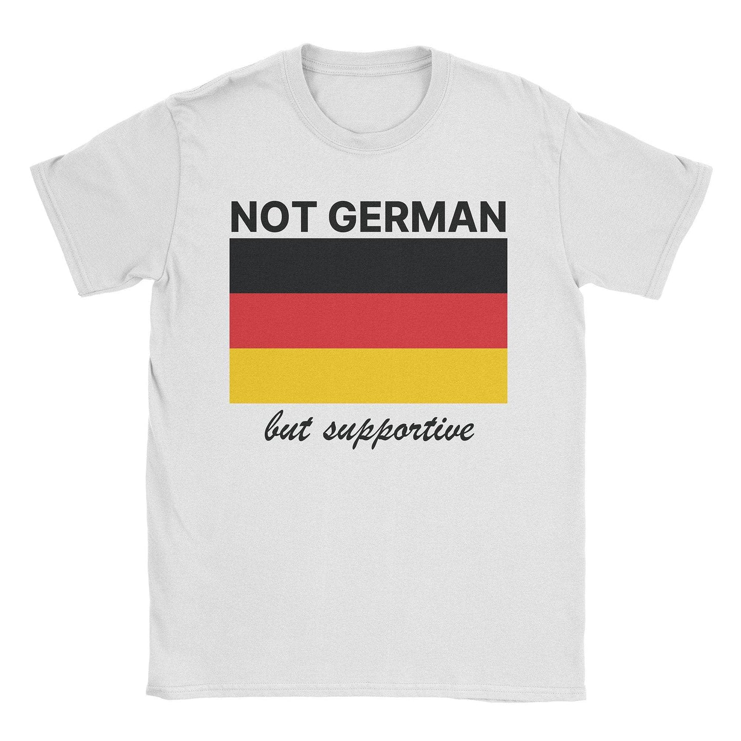 A-or-B-Tees T-Shirt White / S Not German T-Shirt