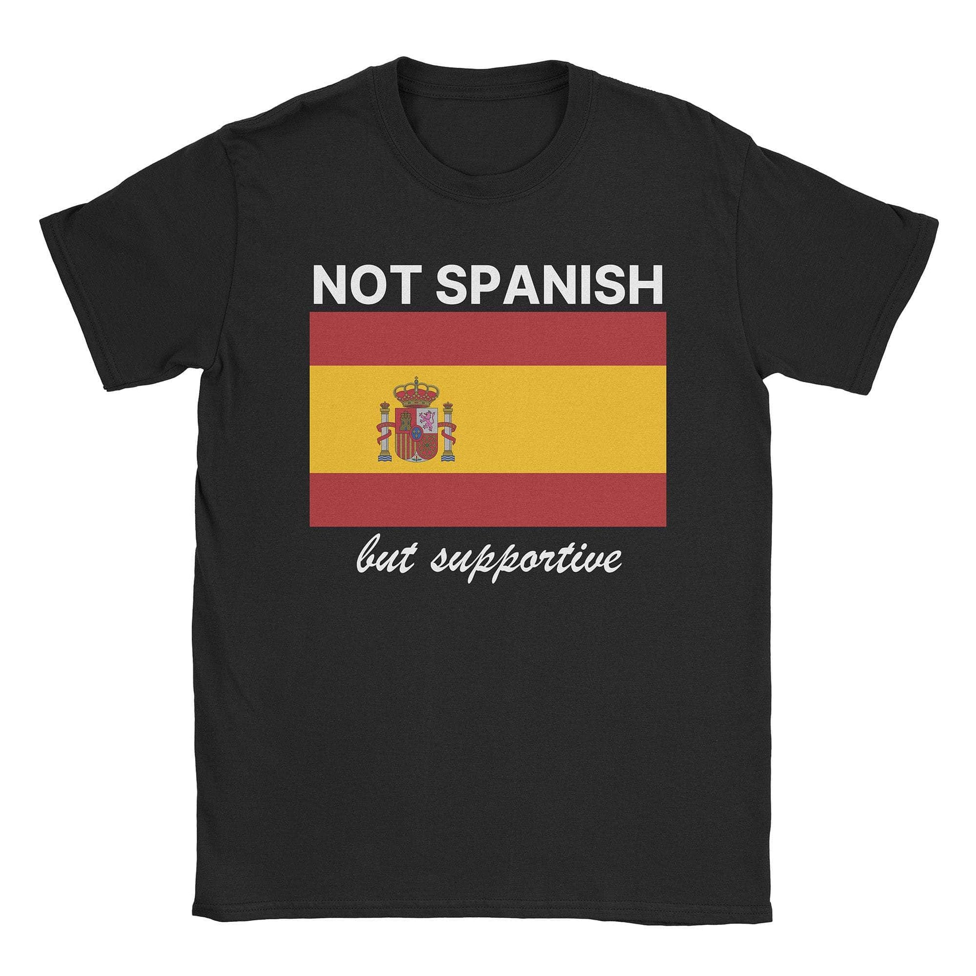 A-or-B-Tees T-Shirt Black / S Not Spanish T-Shirt