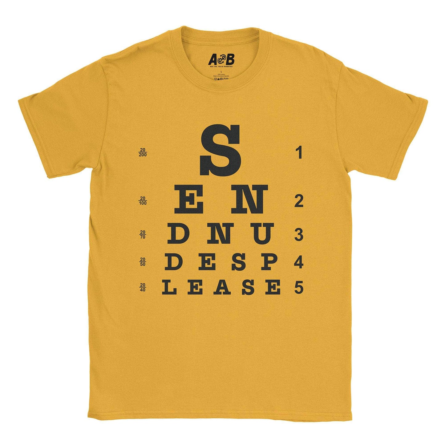 A-or-B-Tees T-Shirt Gold / S Nudes? T-Shirt