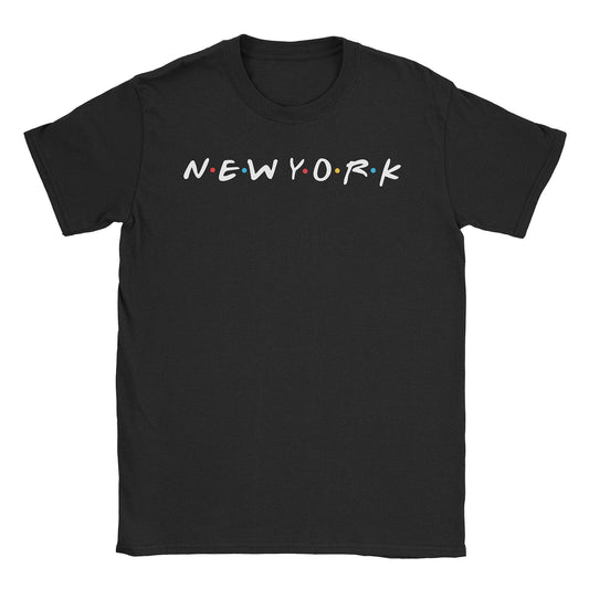 A-or-B-Tees T-Shirt Black / S NY Friends T-Shirt