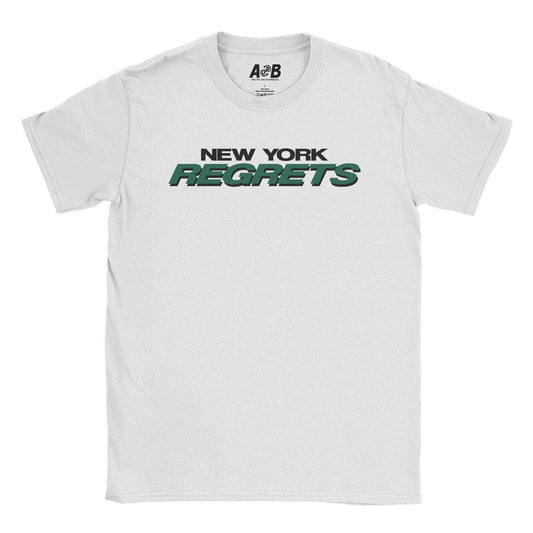 A-or-B-Tees T-Shirt White / S NY Regrets T-Shirt