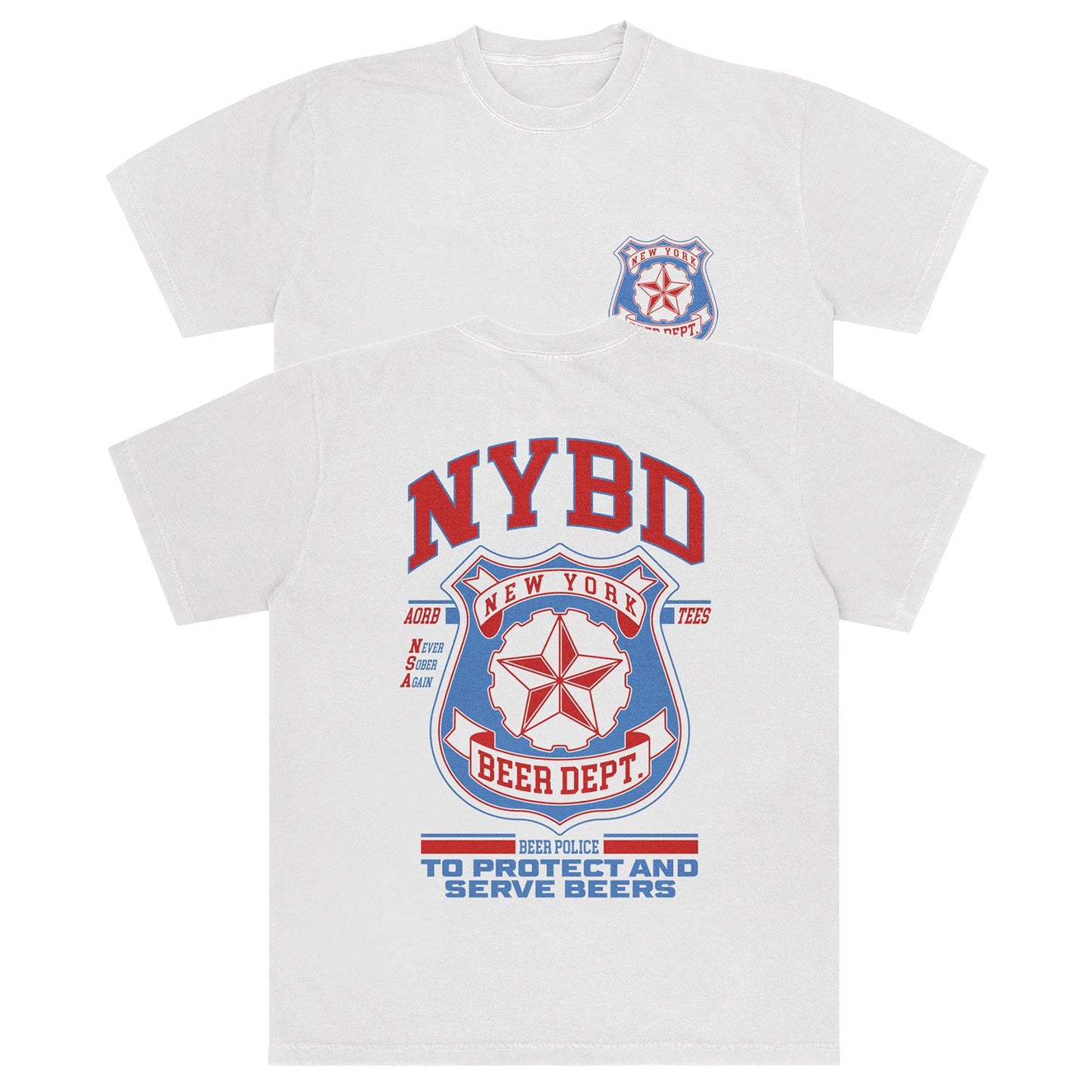 A-or-B-Tees T-Shirt White / S NYBD T-shirt